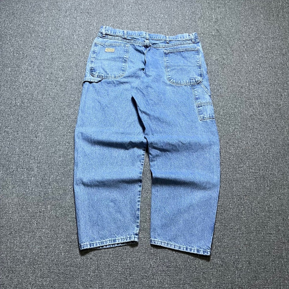 Vintage Wrangler Jeans Carpenter Jeans 38x30 Blue Workwear 90s Baggy Utility